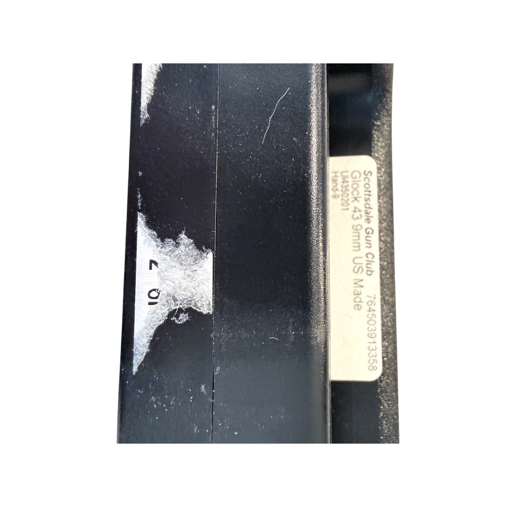 Glock 43 9mm Factory Hard Shell Pistol Case Black Polymer‎ Foam Lined OEM - Picture 3 of 6